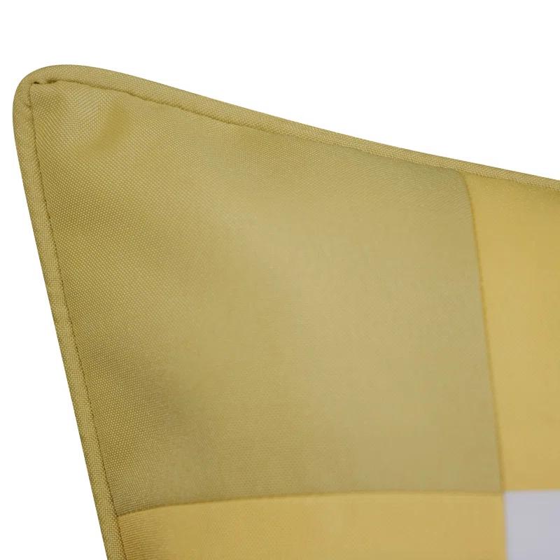 Fresh Ideas Edie@Home Gingham Indoor/Outdoor Reversible Throw Pillow
