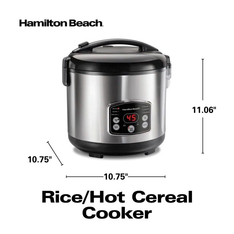 Hamilton Beach Hamilton Beach® Rice/Hot Cereal Cooker 2-14 Cups