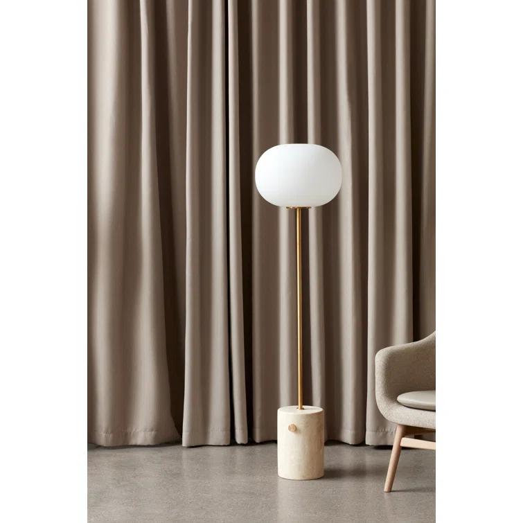 Audo Copenhagen JWDA 59" Brushed Brass Novelty Floor Lamp | Perigold