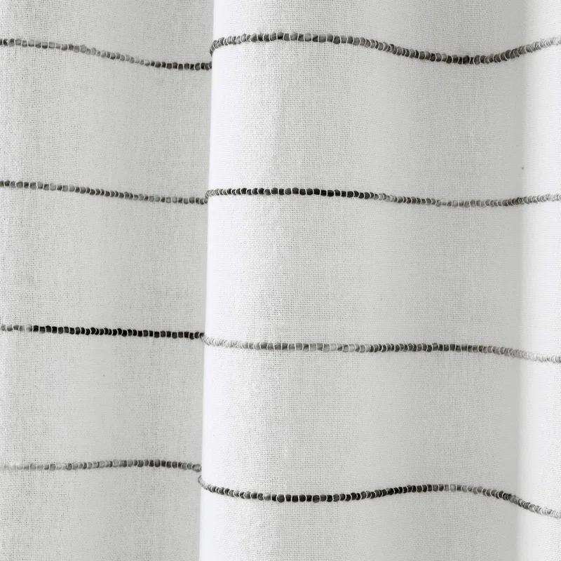 Lush Decor Reyna Semi Sheer Curtain Pair (Set of 2)