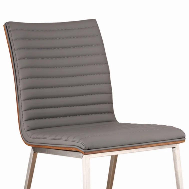 Wenty Wood+Metal Upholstered Side Chair (Set of 2)