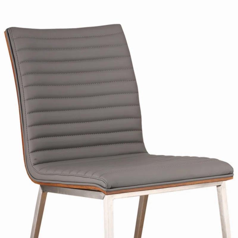 Wenty Wood+Metal Upholstered Side Chair (Set of 2)
