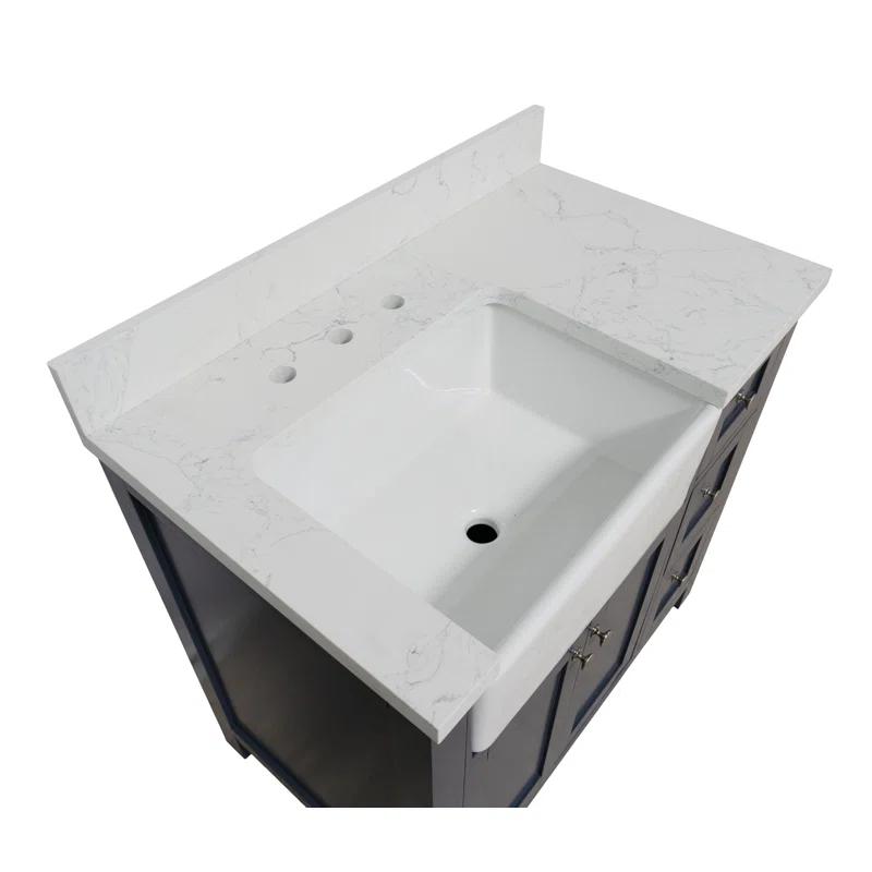 Red Barrel Studio® Yorkshire 36" Single Bathroom Vanity Set & Reviews | Wayfair