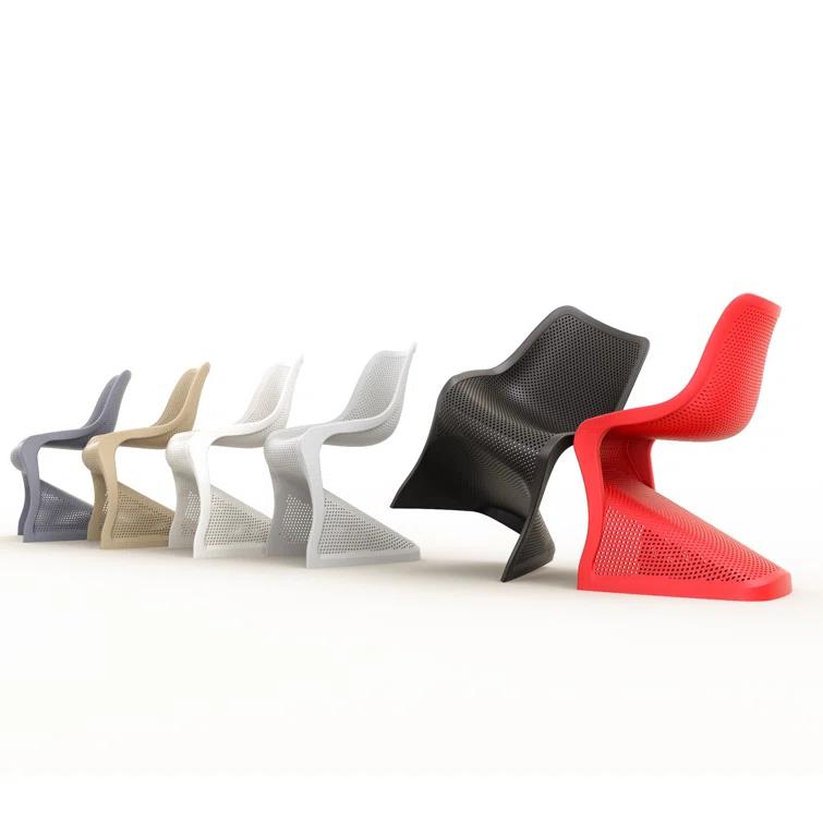 Spector Outdoor Stacking Dining Side Chair (Set of 2)