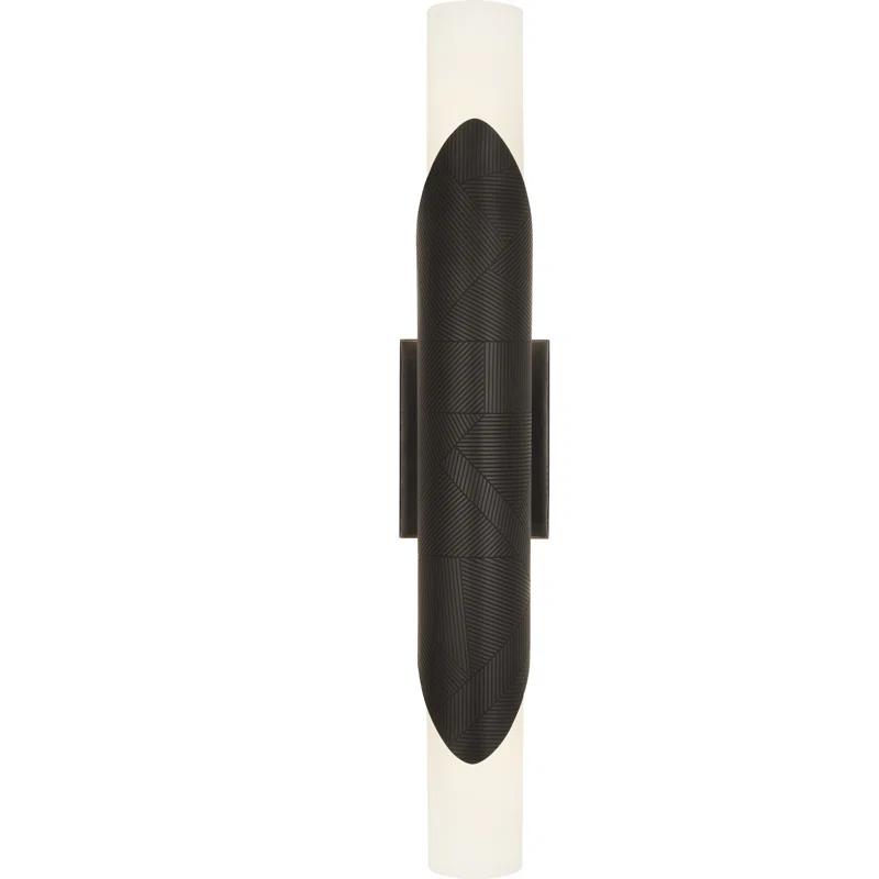 Deane Glass Double Tube Sconce (25'')
