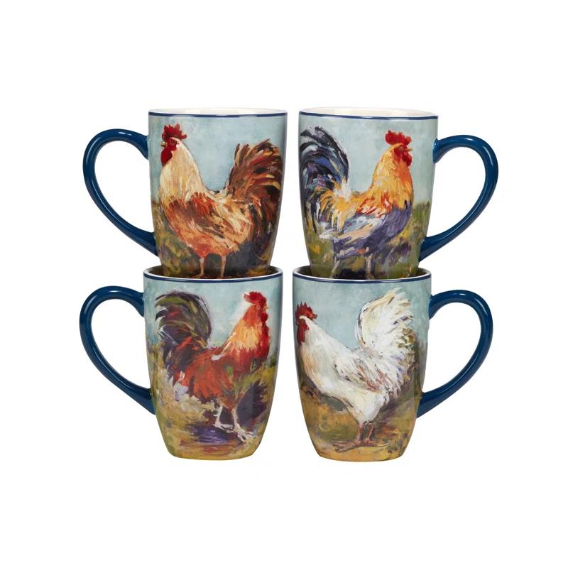 Certified International Rooster Meadow 16Pc Dinnerware Set
