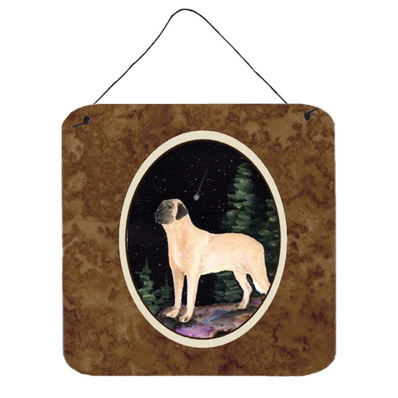 Caroline's Treasures Starry Night Anatolian Shepherd Painting Print Plaque