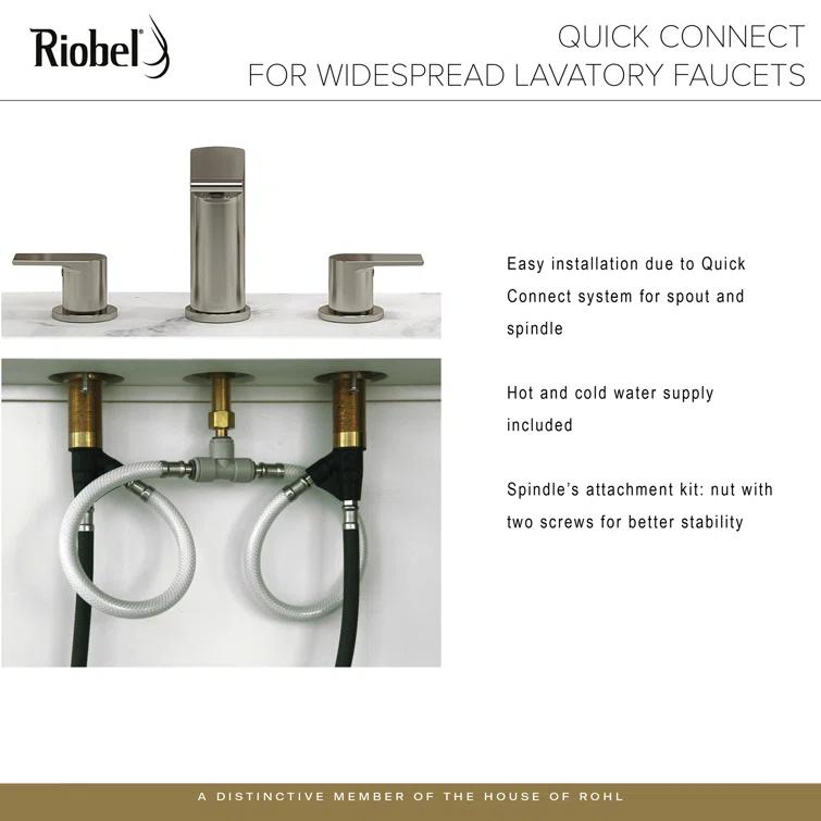 Zendo™ Widespread Bathroom Faucet with Drain Assembly
