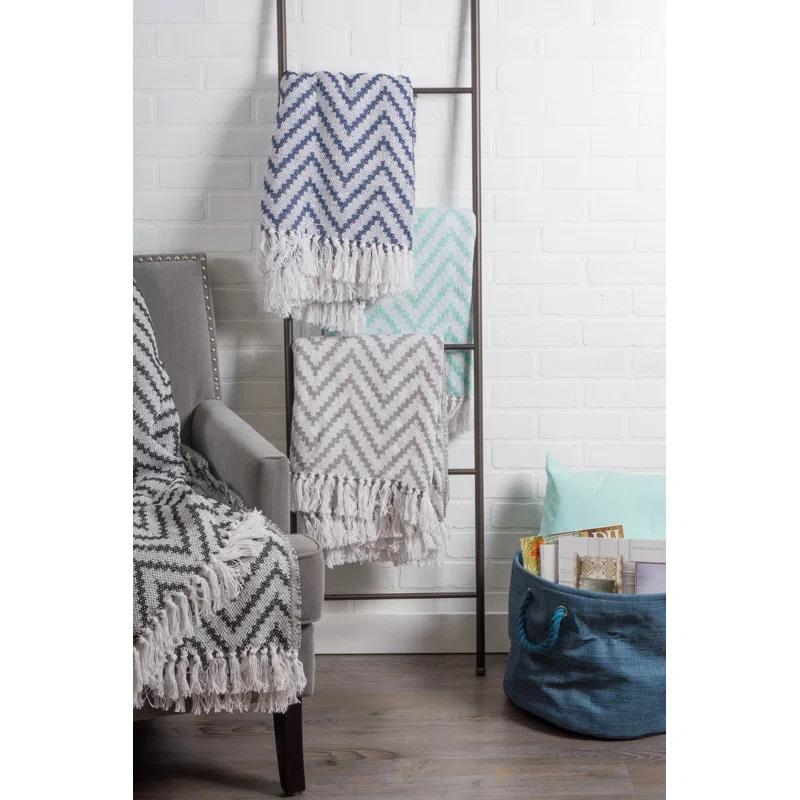 Design Imports Hand Woven Throw Blanket