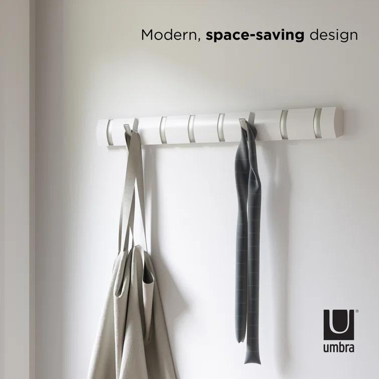 Flip 8 - Hook Solid Wood Coat Rack