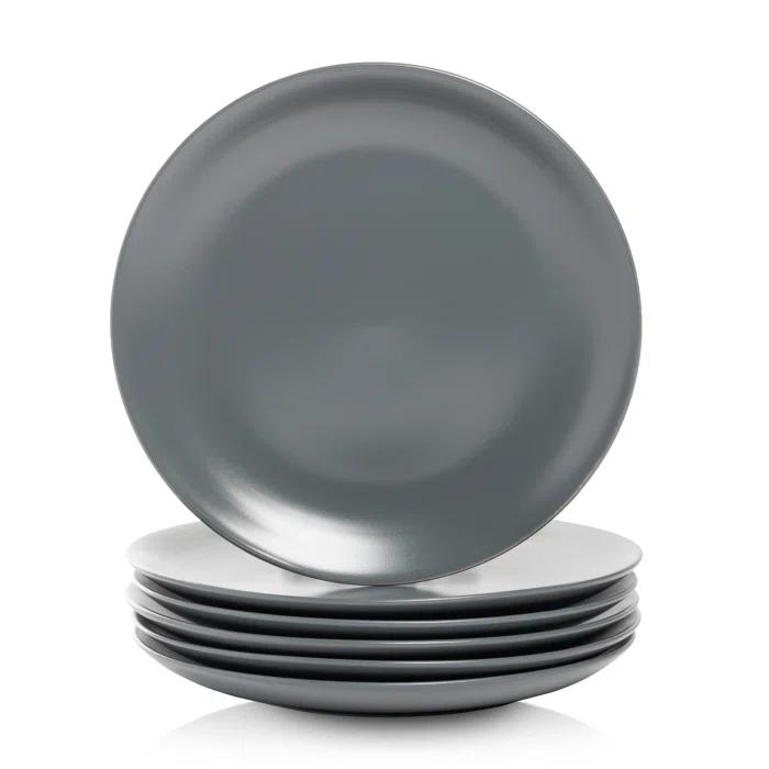 Wazee Matte 10.5" Dinner Plate (Set of 6)