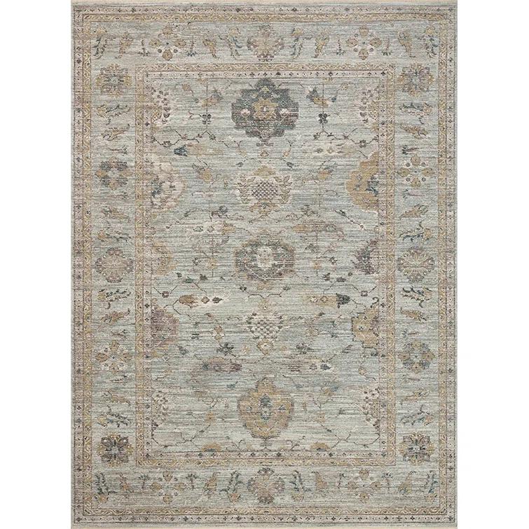 Magnolia Home by Joanna Gaines x Loloi Magnolia Home By Joanna Gaines X Loloi Millie Sky / Gold Area Rug