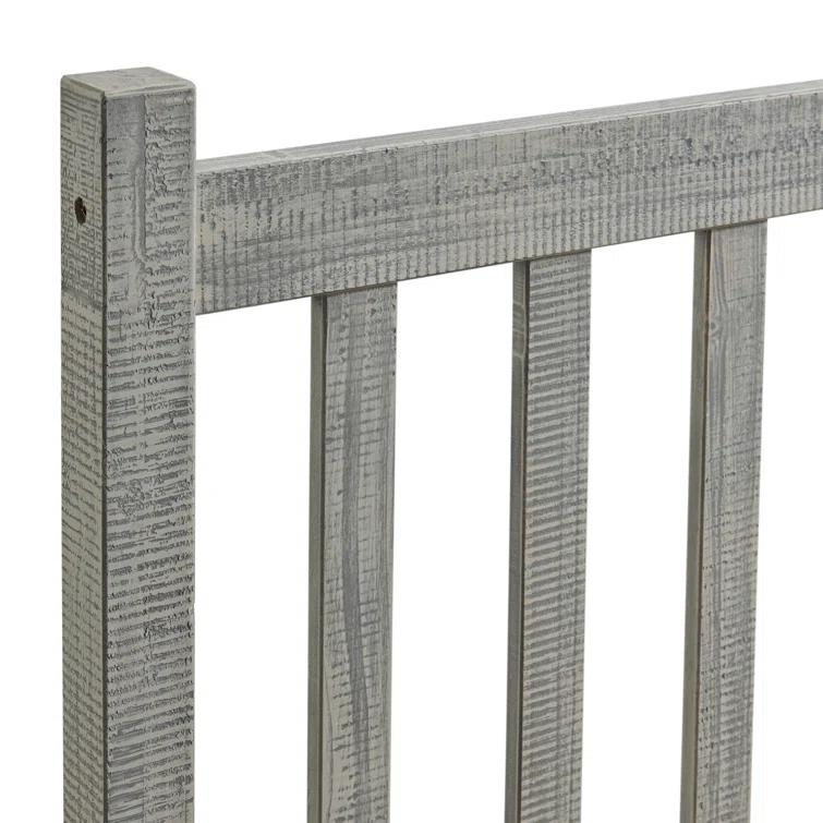 Alaterre Windsor Twin Wooden Weathered Beachhouse Farmhouse Industrial Bohemian Style Bed
