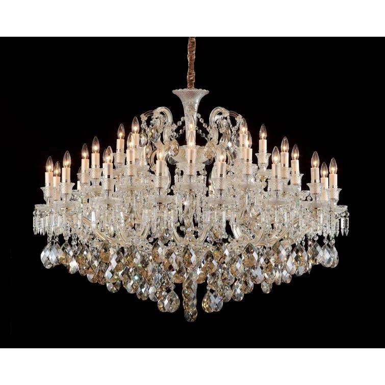 Michael Amini Chambord 37 - Light Crystal Dimmable Classic / Traditional Chandelier