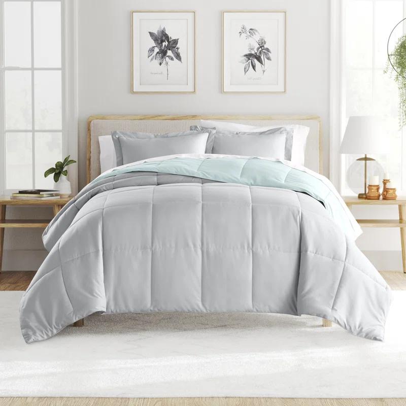 Becky Cameron Reversible Down-Alternative Comforter Bedding Set