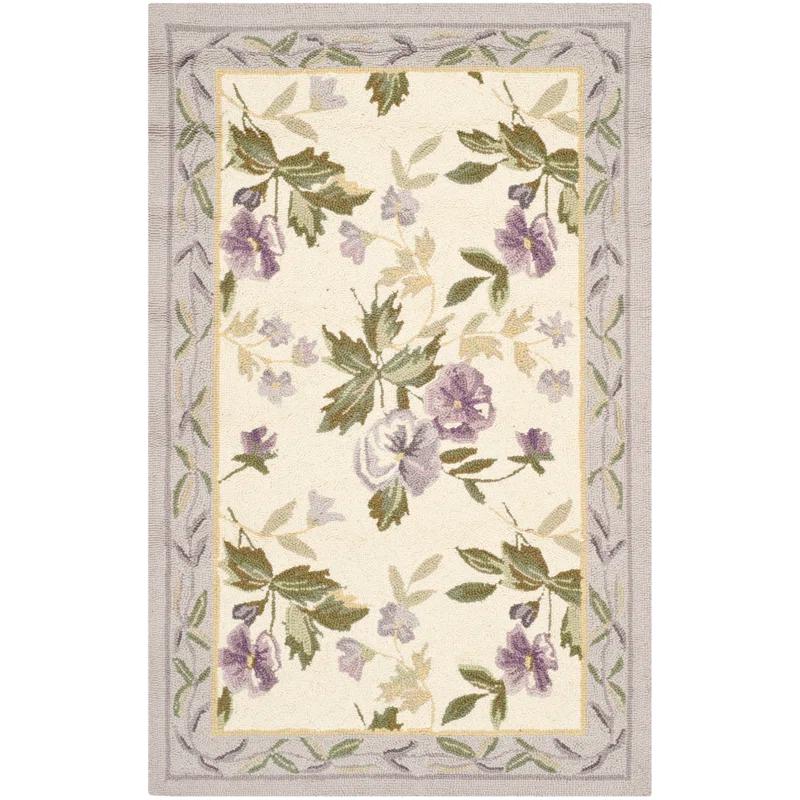 Safavieh Hand Hooked Wool Pile Floral Rug
