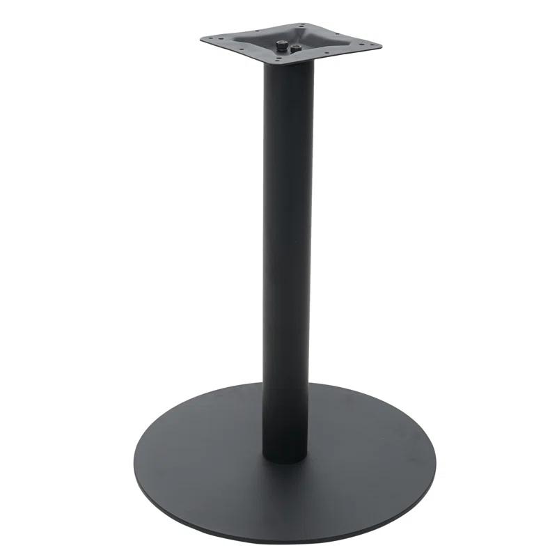 BFM Seating Uptown Black 20" Round Indoor Dining Height Table Base