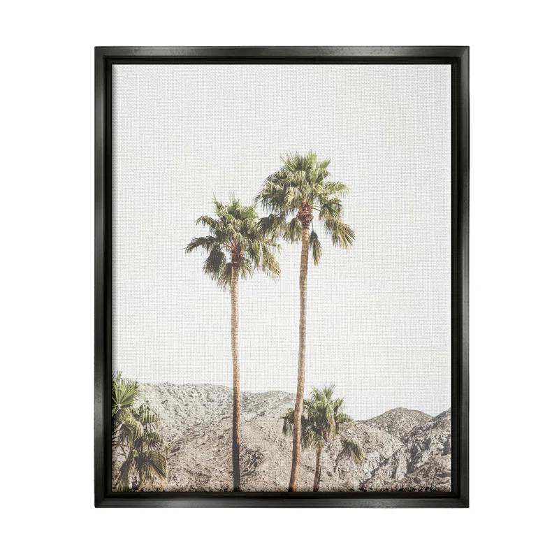 Stupell Industries " Looming Palm Trees Photography " by Sisi And Seb