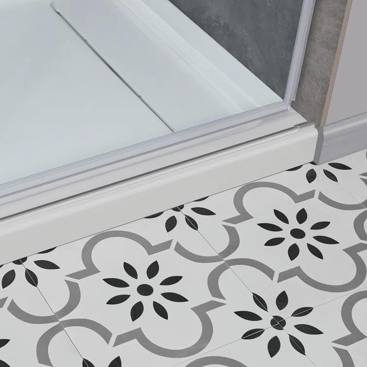 Ove Decors OVE Decors Bel Soft-Close Chrome 58-In To 60-In X 78-In Frameless Sliding Soft Close Shower Door 15SGP-BELS60-CHRWM