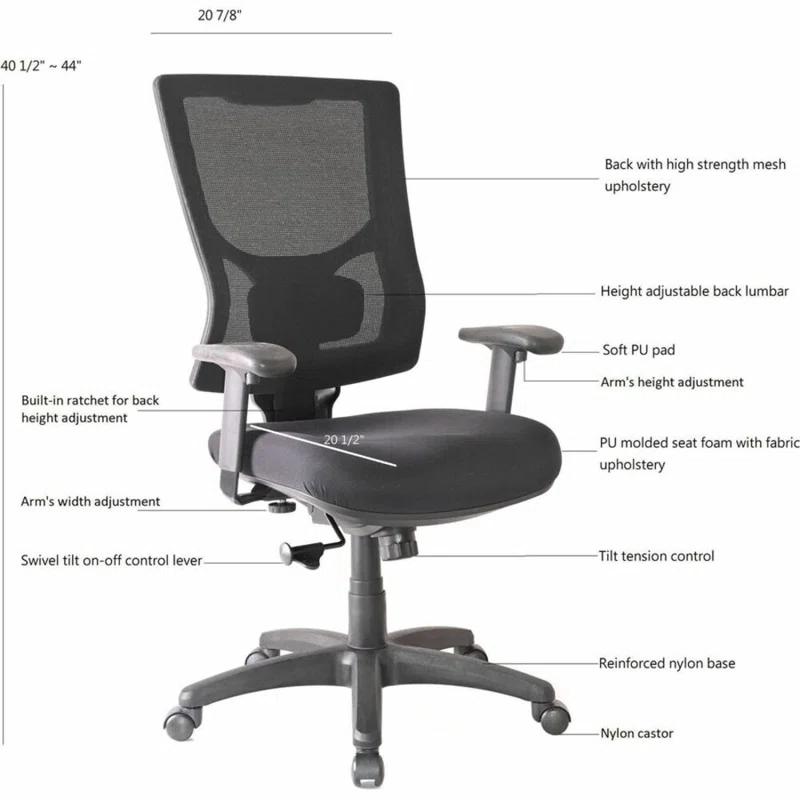 Lorell Conjure High-Back Swivel/Tilt Office Chair