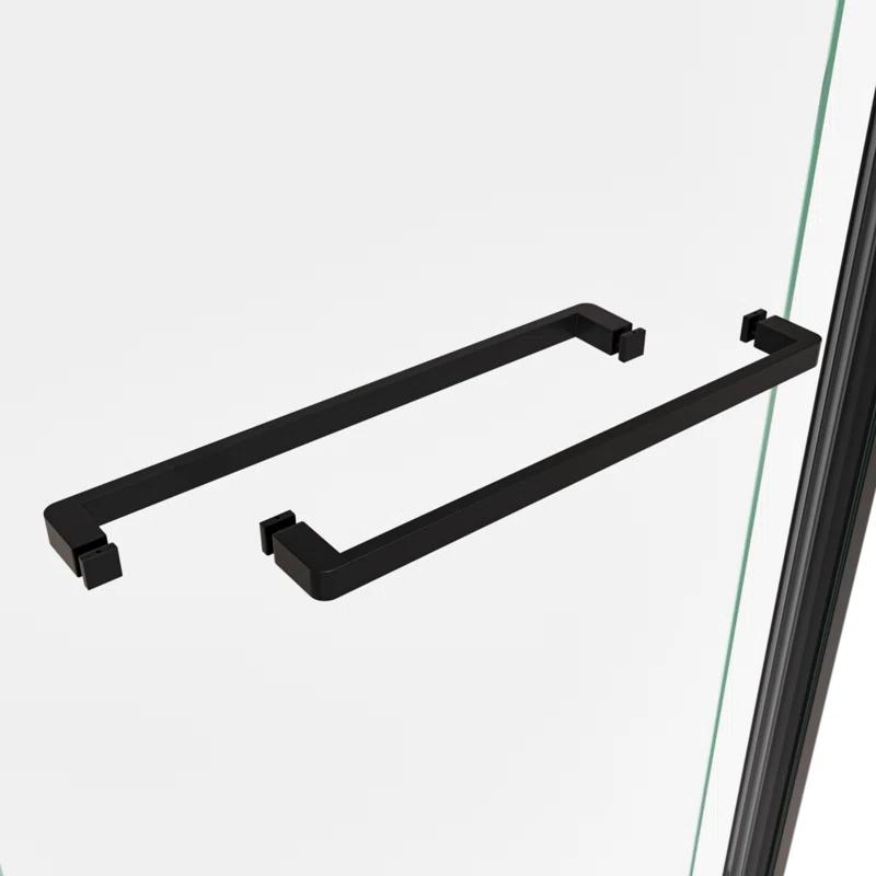 MJ RENOVATION GROUP LLC 13MRG516368RC 56"-60"W x 74"H shower door with high quality stainless steel handle