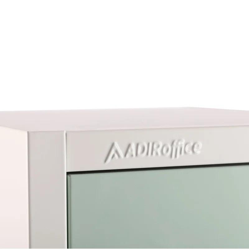 AdirOffice 12'' Wide Steel 2-Tier School and Gym Locker