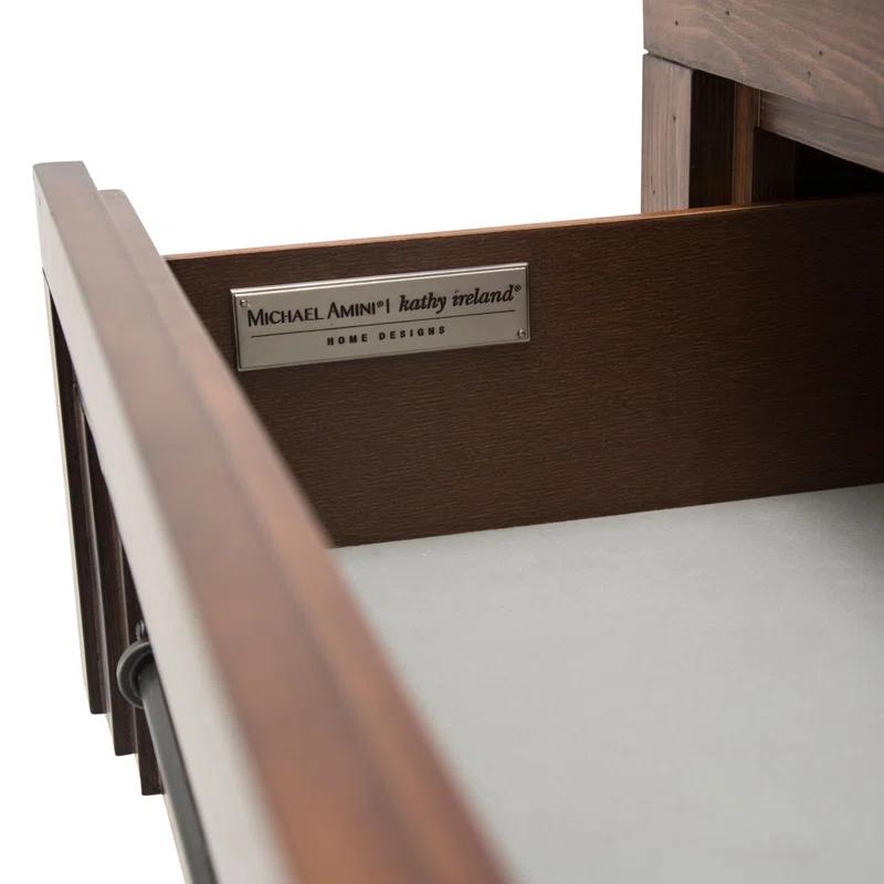 Michael Amini / Kathy Ireland Home Designs Carrollton Solid Wood 40'' W 6 - Drawer Dresser