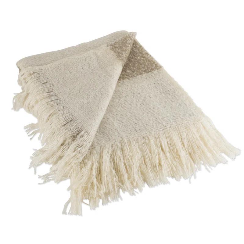 Design Imports Dll Hand Woven Throw Blanket