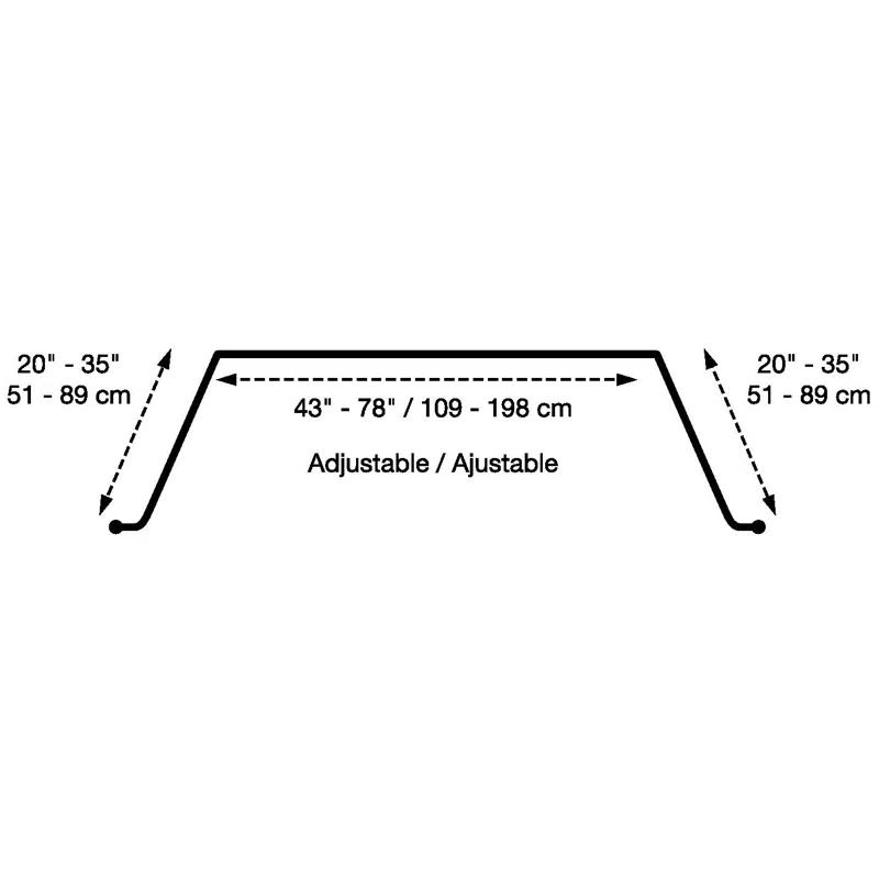 Symple Stuff Adosinha Steel Adjustable Single Curtain Rod