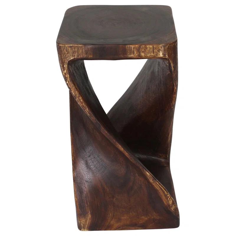 Strata Furniture Solid Wood End Table