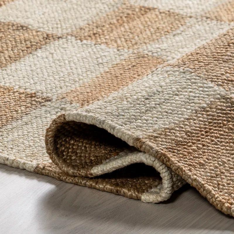 Hokku Designs Izara Checkered Jute Area Rug