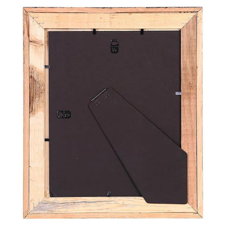 Millwood Pines Kattan Weathered Gray Wood Beveled Picture Frame