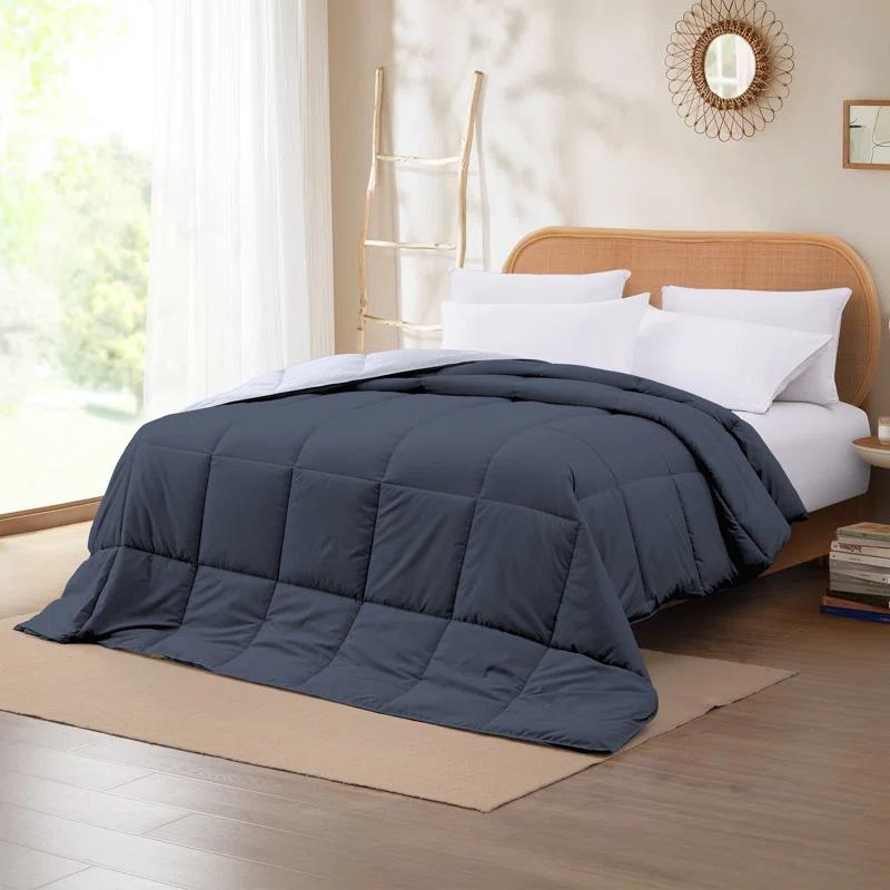 Modern Threads Modern Threads Sanctuary by PCT Down Alternative Microfiber Quilted Reversible Comforter & Duvet Insert - Soft, Comfortable Alternative to Goose Down - Bedding for All Seasons