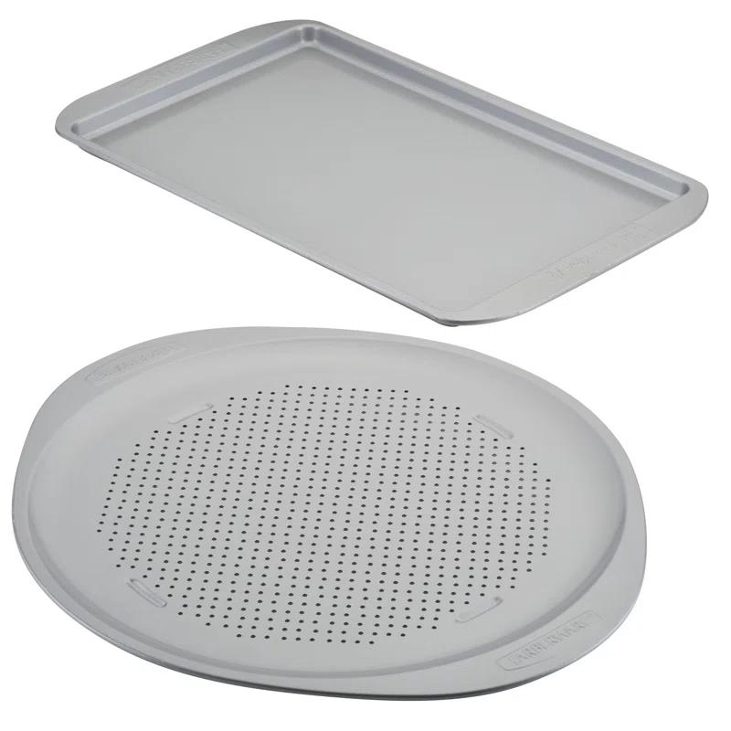Farberware Farberware Nonstick Bakeware Perforated Pizza Pan And Baking Sheet Set, 2-Piece