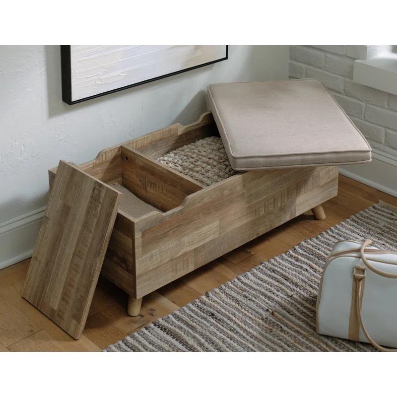 Loon Peak® Kadira Flip Top Storage Bench & Reviews | Wayfair