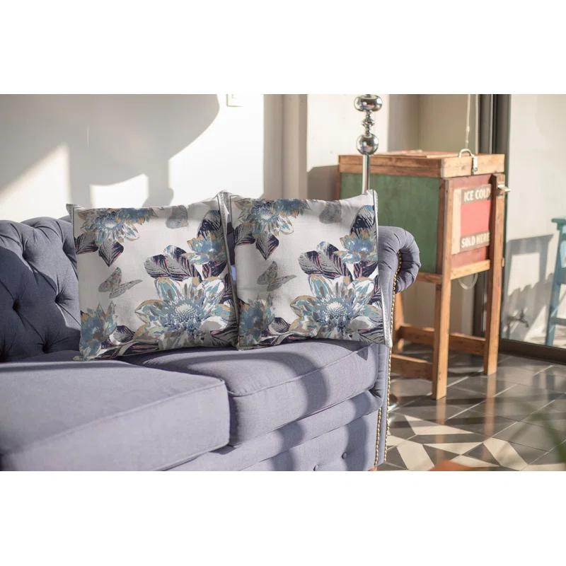 AmritaSen Faux Suede Reversible Throw Pillow