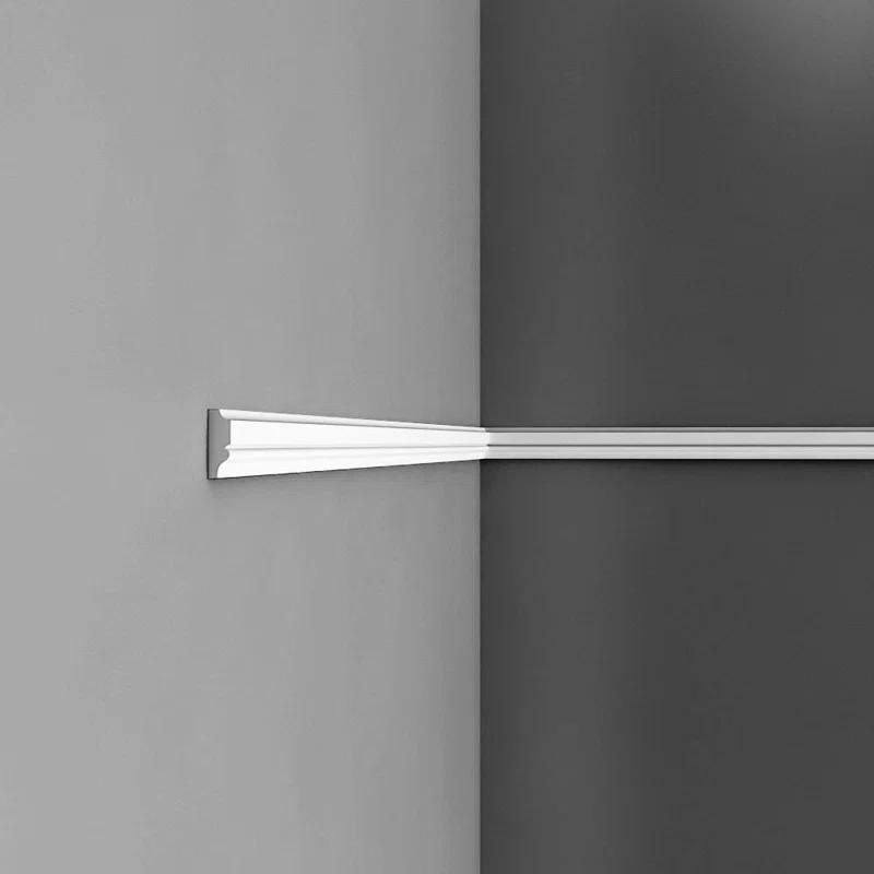 Orac Decor 3/8 in D x 1-1/4 in W x 78-3/4 in L Primed White Plain Polystyrene Panel Moulding (Set of 7)