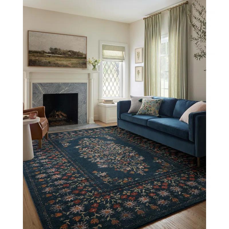 Rifle Paper Co. x Loloi Rifle Paper Co. x Loloi Laurel Navy Area Rug