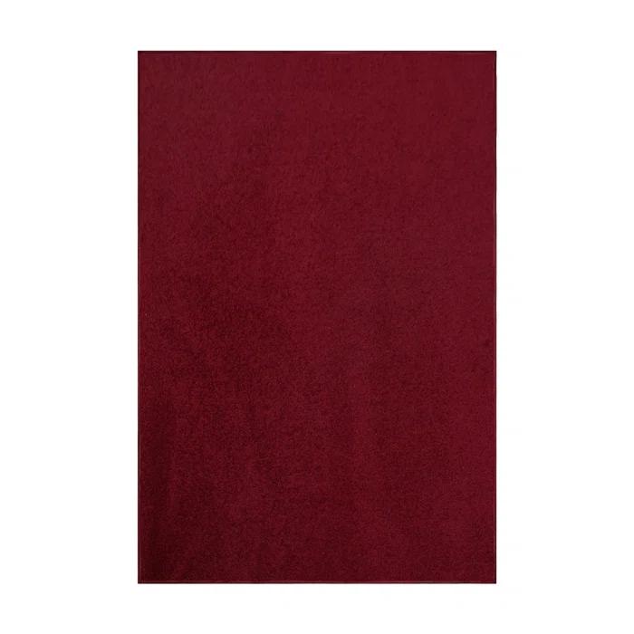 Latitude Run® Furnish My Place Modern Plush Pet and Kids Friendly Solid Color Burgundy Area Rugs, Stain & Fade Resistance, Made in USA, Perfect for Living Room, Dining Room, Bedroom, Playroom and Kidsroom, Event, Wedding Rug