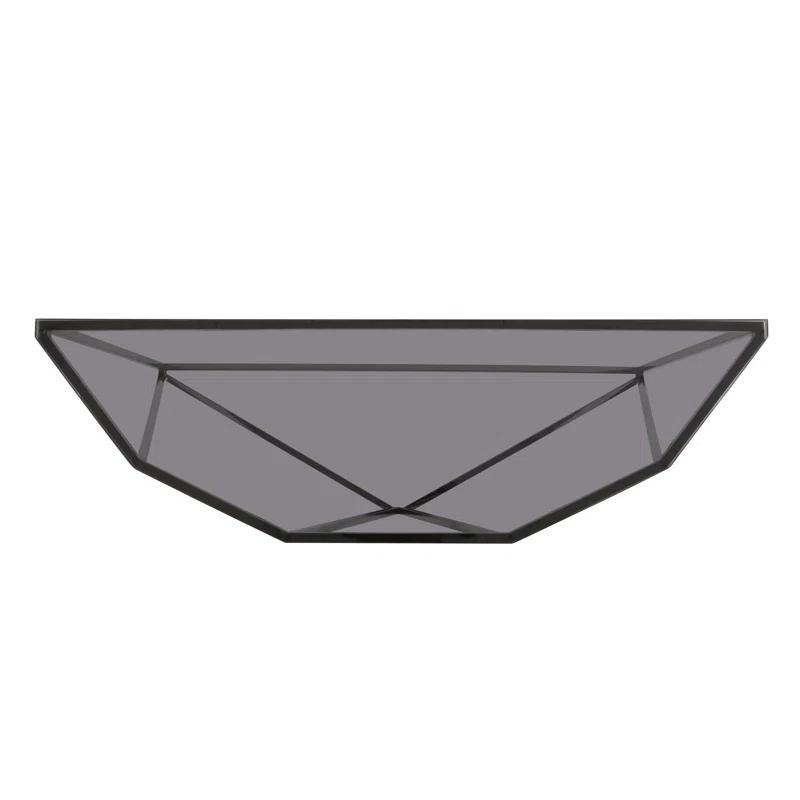 Abler 55'' Glass Top Console Table