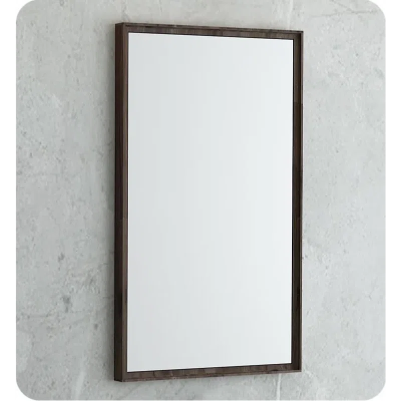 Fresca Formosa Wood Flat Wall Mirror