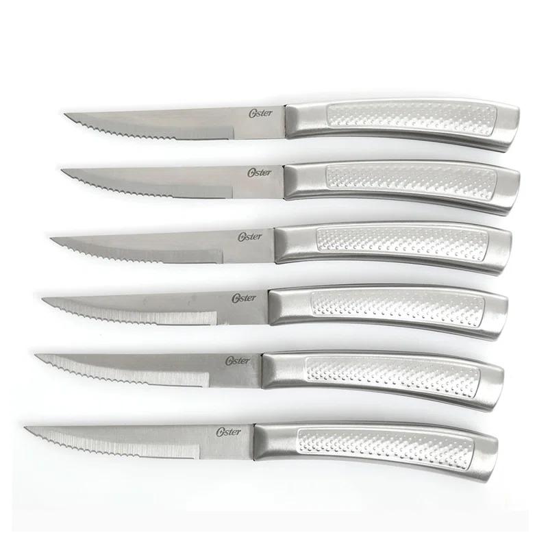 Oster Oster Wellisford Stainless Steel Kitchen Knife Cutlery Set With Block, 14 Piece