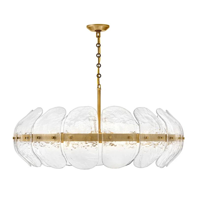Bascom Drum Chandelier - Brass / 38.5"Dia