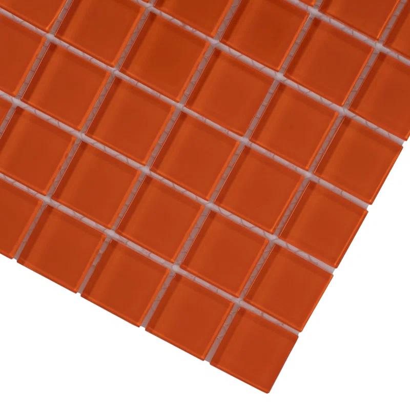 Apollo Tile 11.8" X 11.8" Matte Finished Glass Mosaic Tile
