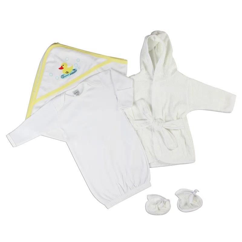 Bambini Cotton Ribbed Bath Towels