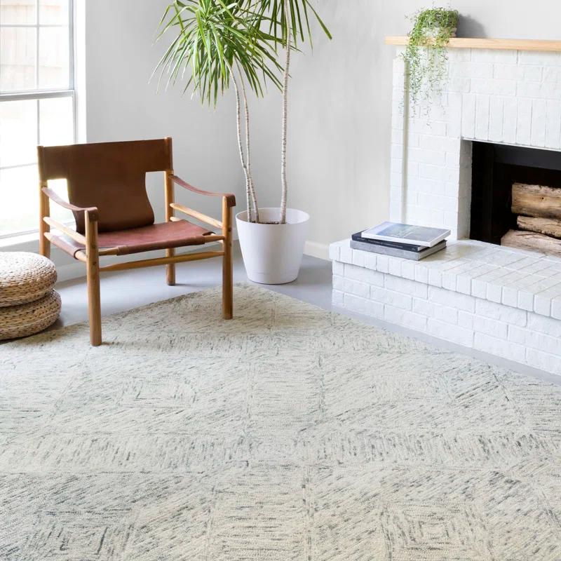 Yancheva Wool Geometric Rug