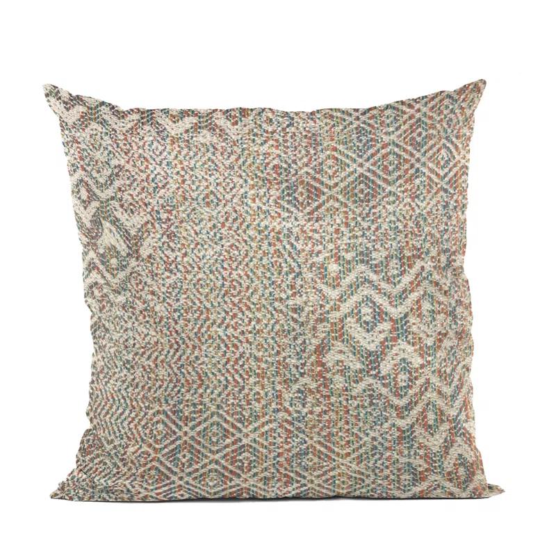 Plutus Brands Fave Geometric Cotton Blend Indoor/Outdoor Reversible Throw Pillow