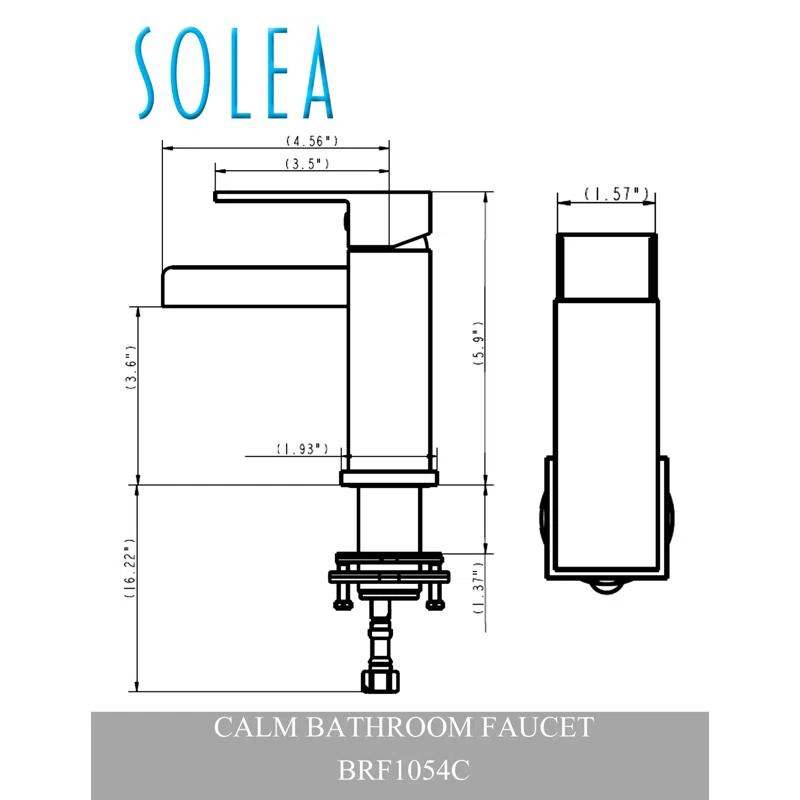 Calm Single-Hole Bathroom Faucet