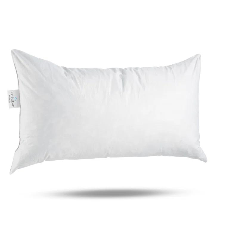 ComfyDown ComfyDown 95% Feather 5% Down Rectangle Decorative Pillow Insert Sham Stuffer