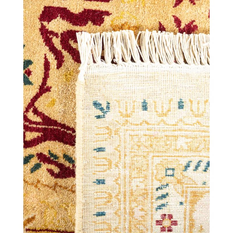 Isabelline Vladanka One-of-a-Kind 8' 3" X 10' 1" 2000s Wool Area Rug in Yellow